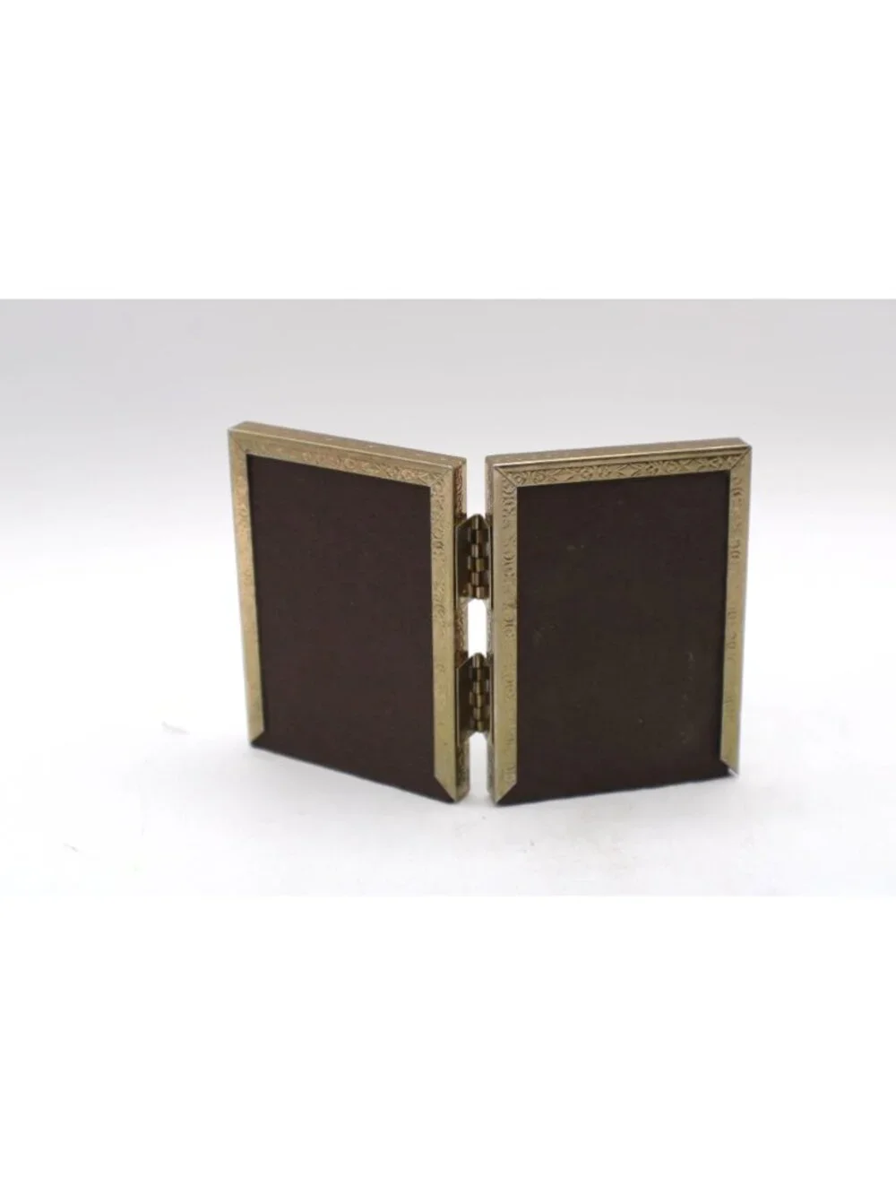 Unknown hinged double brass